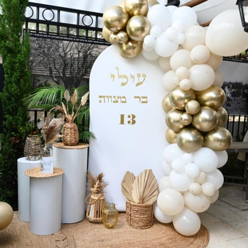 קיר בלונים אלגנטי קיר בלונים אלגנטי