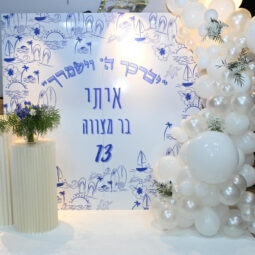 קיר בלונים ים